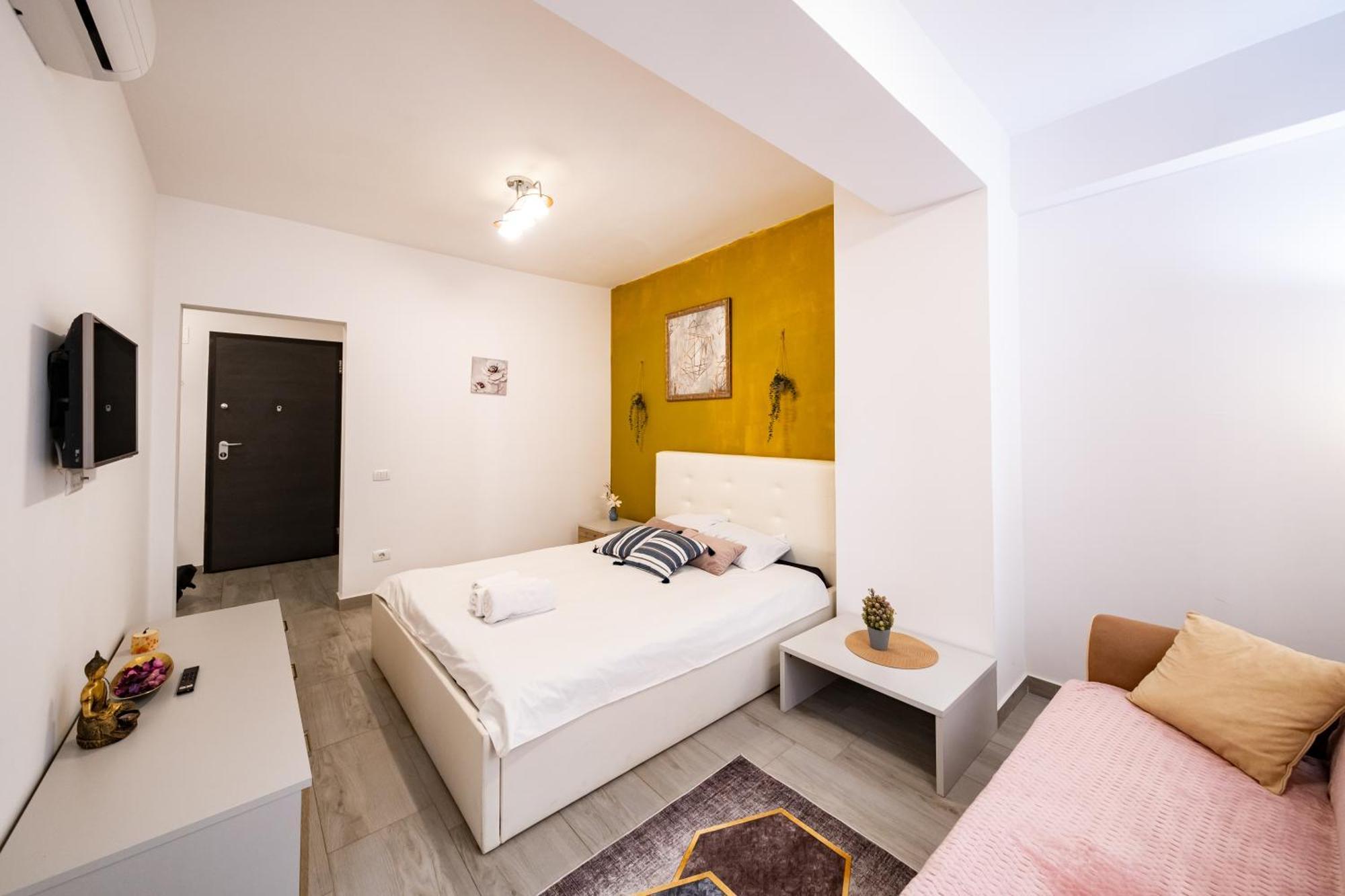 The Golden Studio - With Free Gym Bukarest Exterior foto
